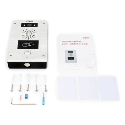 Video portero IP, 2 líneas SIP, 2 relevadores, lector de tarjeta RFID, Compatible con NVR Hikvision por Onvif, con botón para llamada, anti-vandálico, PoE, IP65 e IK10, PoE - Imagen 6