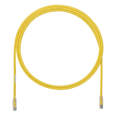 Cable de Parcheo UTP, Cat6A, 24 AWG, CM, Color Amarillo, 1.52 Metros (5 Pies)