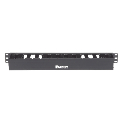 Organizador de Cables Horizontal PatchLink, Sencillo (Solo Frontal), Para Rack de 19in, 1UR - Imagen 3