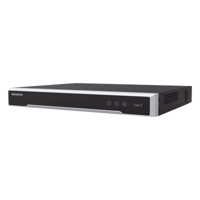 NVR 8 Megapixel (4K) (Compatible con Cámaras ACUSENSE) / 16 canales IP / 16 Puertos PoE+ / 2 Bahías de Disco Duro / Salida de Vídeo en 4K / 300 Metros PoE Modo Extendido
