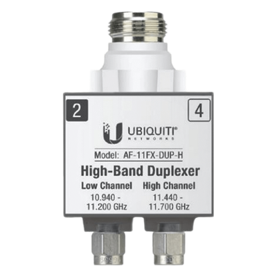 Duplexer para AF-11FX, banda licenciada de 11 GHz de banda alta (10.940-11.200 GHz y 11.440-11.700 GHz)