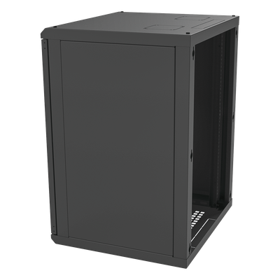 Gabinete para Montaje en Pared, Puerta de Cristal Templado, Cuerpo Fijo con Rack 19" de 16 Unidades - Imagen 5