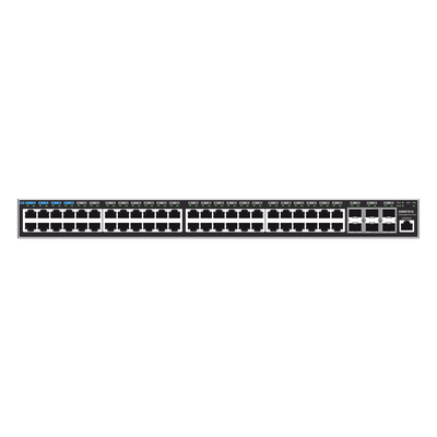 Switch Capa 3 Administrable / 48 puertos 10/100/1000 Mbps + 6 Puertos SFP+ de 10 Gigabits / Compatible con GWN Cloud.
