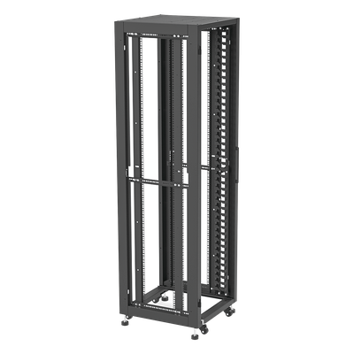Gabinete para Telecomunicaciones Rack Estándar de 19", 42UR, 600 mm Ancho x 600 mm Profundidad. Fabricado en Acero, Se envía el Gabinete Armado. - Imagen 6