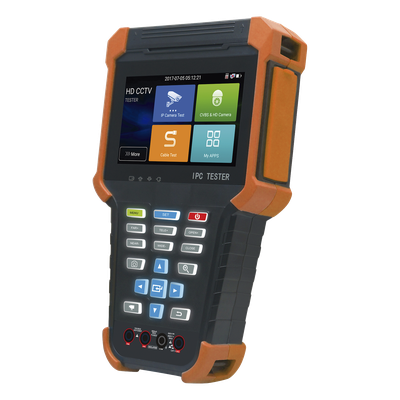 Tester de Video Profesional | Pantalla 4" Touch | Ideal para Cámaras IP/ HD (TVI, CVI, AHD y CVBS) | 4K | H.265/H.264 | PoE | WiFi | Cable Tester | Multímetro Digital | Todo en Uno para tu CCTV.