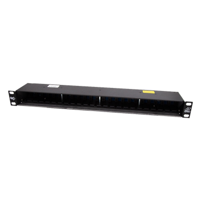 Gabinete de 24 Canales para Montaje en Rack, Compatible con el Módulo de protección DTK-NETMS