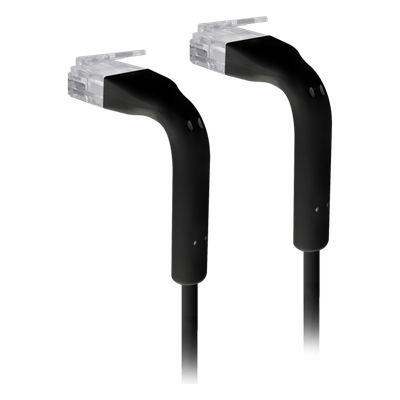 UniFi Patch Cable Cat6 Ultradelgado GbE con Botas Flexibles, Color Negro, 1 Metro (3.28 Pies)