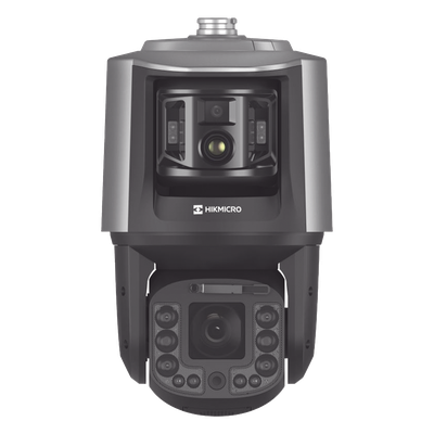[TandemVu] Domo PTZ IP 4 Megapixel con 40X Zoom con Cámara Optica Fija de 4 Megapixel Cámara Térmica 256 x 192 con Lente 9.7 mm /  Protección perimetral