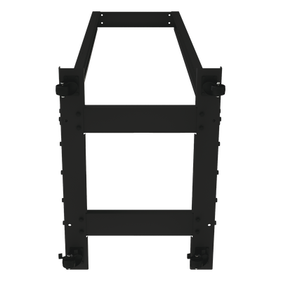 Rack Móvil de Acero de 2 Postes, 45 UR, Incluye 4 Ruedas Uso Rudo. - Imagen 4