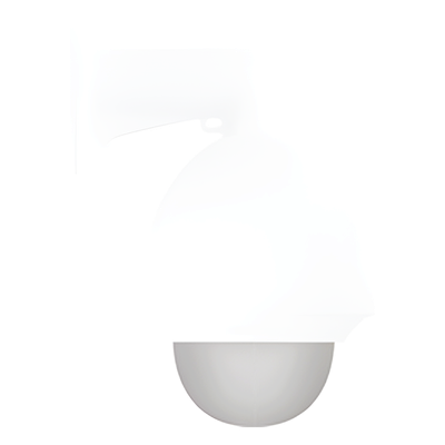 Burbuja Ahumado para Domos de 4 " / Compatible con PTZ IP o TURBOHD / HIKVISION / epcom / Soporta IP66 / IK10