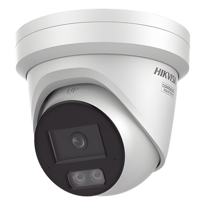 [Dual Light + ColorVu 3.0 + HikAI] Turret IP 6 Megapixel / Lente 2.8 mm / 30 mts IR + Luz Blanca / 2 Microfonos Integrados / Exterior IP67 / Estrobo Luz Blanca / WDR 130 dB / ACUSENSE 3.0 / Metal / NEMA 4X / ACUSEEK
