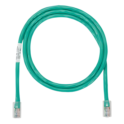 Cable de Parcheo UTP Categoría 5e, con Plug Modular en Cada Extremo - 4.3 Metros (14.11 Pies) - Verde