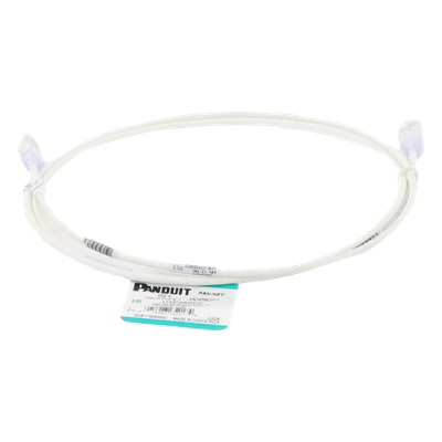 Cable de Parcheo TX6, UTP Cat6, Diámetro Reducido (28AWG), Color Blanco Mate, 1.52 Metros (5 Pies) - Imagen 5