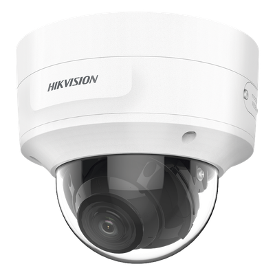Cámara Domo IP / 8 Megapixel (4K) / Lente Motorizado 2.7-13.5 mm / IR EXIR 40 m (131.2 ft) / DarkFighter / Audio y Alarma I/O / PoE+ / IP66 / IK10