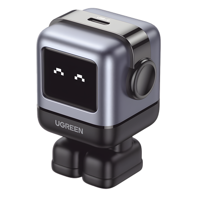 Cargador Mini GaNRobot 30W serie UNO | 1 USB-C de Carga Rápida | Tecnología GaN II | Multiprotocolo PD/QC/SCP/FCA | Carga Inteligente | Pantalla LED | Zapato Magnético Extraíble | Thermal Guard | Color Negro. - Imagen 4