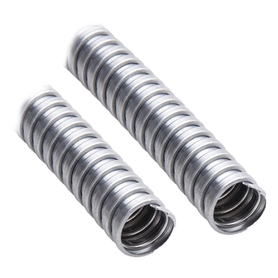 Tubo Flexible de 3/8" (9.5 mm) en Acero Galvanizado / Rollo con 50 m. 