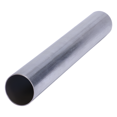 Tubo conduit 2" (52mm)  X 3 metros pared delgada sin cople galvanizado sin rosca etiqueta verde, calibre 16.