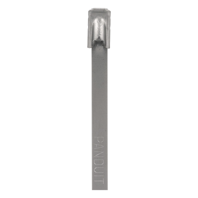 Cincho PanSteel de Acero Inoxidable Tipo 304, 362mm largo x 4.6mm ancho, Color Metálico, Paquete de 100pz