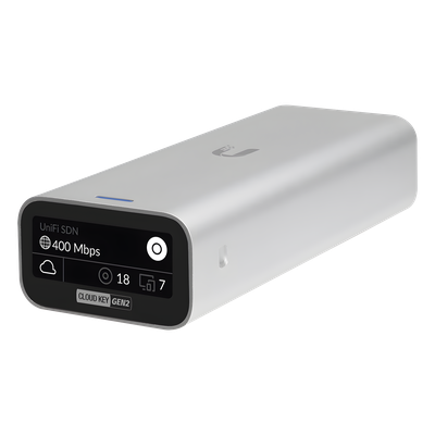 UniFi Cloud Key Gen2 para gestionar dispositivos UniFi, portal cautivo, alertas, configura vía remota, etc.