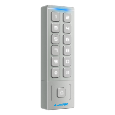 Teclado Autónomo / Diseño Slim Metálico / 1000 Tarjetas y Contraseñas / Exterior IP65 / Lector de Tarjetas Prox EM / Salida Wiegand - Imagen 3