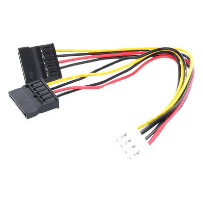 Cable Doble de Corriente SATA / Compatible con DVR´s epcom y HIKVISION / 15 cm de Longitud - Imagen 5