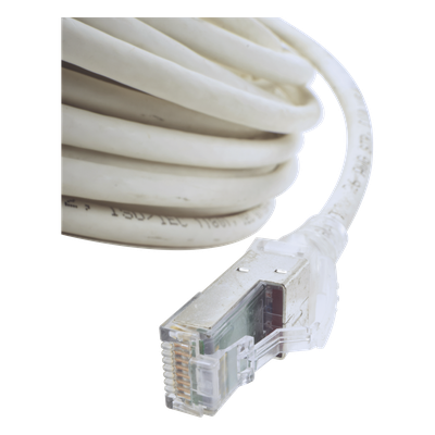 Patch Cord Z-MAX Cat6A S/FTP, CM/LS0H, 15.24 Metros (50 Pies), Color Blanco - Imagen 4