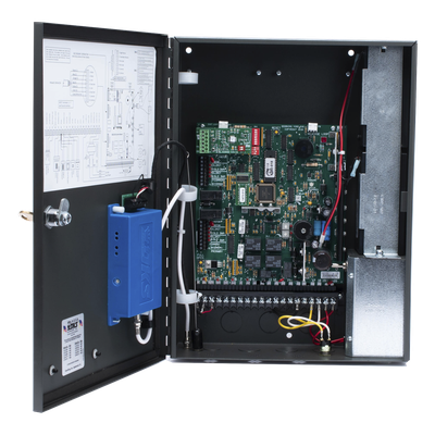 Cuadro de Mando Para Operadores Abatibles Doorking 6006-380 / Soporta Respaldo de Baterias - Imagen 5
