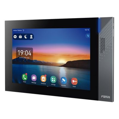 Monitor IP/SIP para interior con Android, Wi-Fi, Bluetooth, Pantalla táctil de 10.1", audio de 2 vías, PoE, 8 interfaces de entrada de alarma. - Imagen 3
