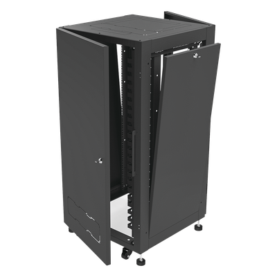 Gabinete Profesional para Telecomunicaciones de 19in, Instalación a Piso, 24UR, 600 mm Profundidad, Se envía el Gabinete Armado. - Imagen 5