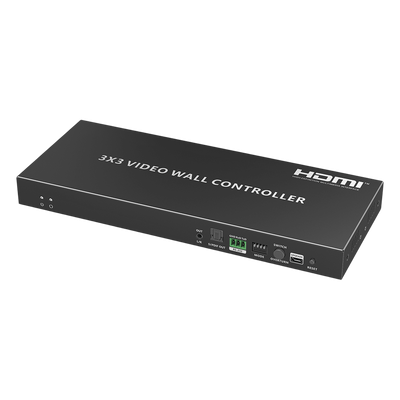 Controlador de video Wall | 1 entrada de fuente fuente HDMI a 9 salidas HDMI | 3x3 | 4K60Hz 