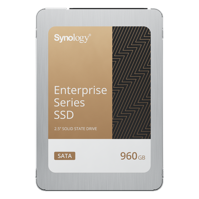 SSD SATA de 2,5" Serie Enterprise | 960 GB | Alto Rendimiento Estable | Resistencia Empresarial | Protección de Datos Integral | Análisis de Vida Útil | Compatibilidad con Synology DSM | Garantía de 5 Años