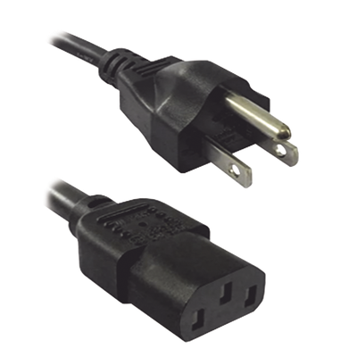 Cable de Poder para Contacto Empotrable TH-CDE-USB-N, 10 A, 125 V