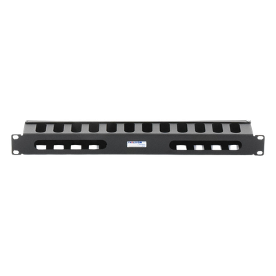Organizador de cables horizontal de 19", 1UR - Imagen 3