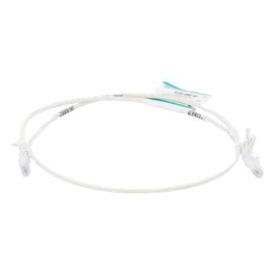 Cable de Parcheo TX6, UTP Cat6, Diámetro Reducido (28AWG), Color Blanco Mate, 0.91 Metros (3 Pies) - Imagen 3