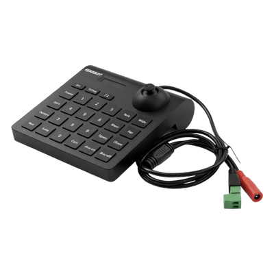 Mini Teclado controlador PTZ con pantalla LCD y joystick altamente resistente - Imagen 4