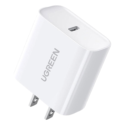 Cargador USB-C de 20W | 1 USB-C de Carga Rápida | QC4.0+ | PD3.0 | PPS | BC1.2| Carga Inteligente | Chip PWM | Múltiple Protección | Mayor Eficiencia Energética | Tamaño Compacto | Carcasa Ignifuga | Color Blanco. - Imagen 3