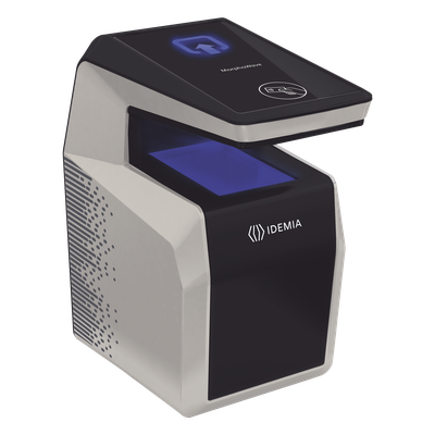 Lector de huella 3D sin contacto / Prox HID/iClass/MIFARE/DESFire / PoE+ / IP65 / -10°C a 55°C