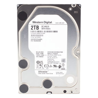 Disco Duro Enterprise 2 TB / Wester Digital (WD) / Serie Ultrastar / Recomendado para Data Center y NVRs de Alta Capacidad / Alto Performace - Imagen 3