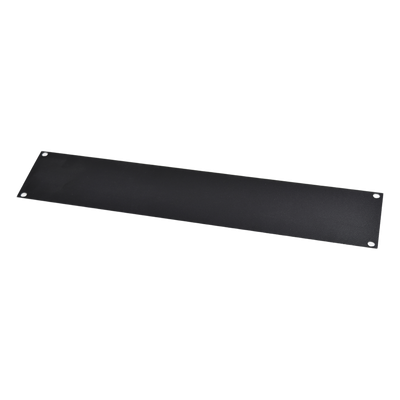 Tapa Ciega para Rack de 19in,  de 2UR, Color Negro