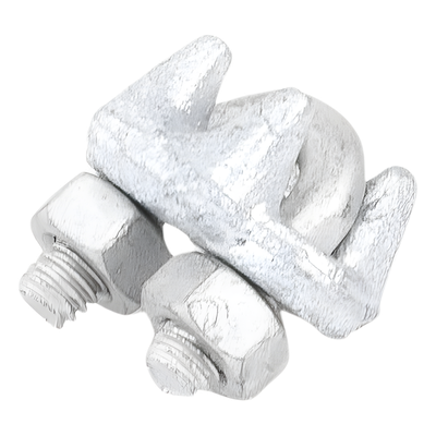 Nudo/ Perro/ Abrazadera Acero Forjado para Cable de 1/4" Galv. por Inmersión en Caliente. - Imagen 3