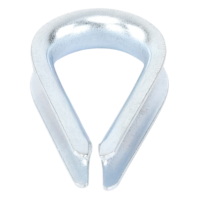 Cuello/ Guardacabo/ Rozadera para Cable de 1/4" de Acero Galv. por Inmersión. - Imagen 6