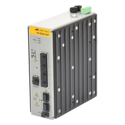 Switch Industrial Administrable Capa 2 de 4 Puertos 10/100/1000 Mbps + 2 Puertos SFP - Imagen 6