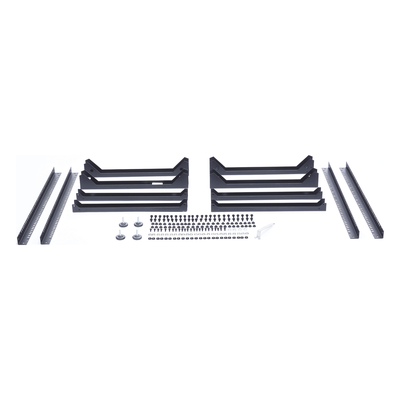 Rack Abierto de 4 Postes Instalación Pared o Piso de 14 Unidades, Ideal para Equipo de Audio! - Imagen 5