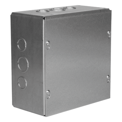 Caja Extra Grande 6" x 6" x 4"/ Profundidad 4"/Entradas Laterales-Finales 2 Entradas de 1/2"- 3/4", 1 Entrada de 3/4" - 1"/ Incluye tapa.