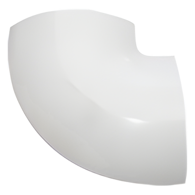 Sección en "L" color blanco de PVC auto extinguible,  para canaleta DMC4FT (9430-02001)