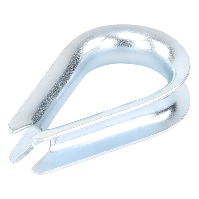 Cuello/ Guardacabo/ Rozadera para Cable de 3/8" de Acero Galv. por Inmersión. - Imagen 5