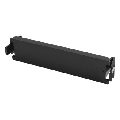 Placa adaptadora Quick-Pack, Ciega, Color Negro