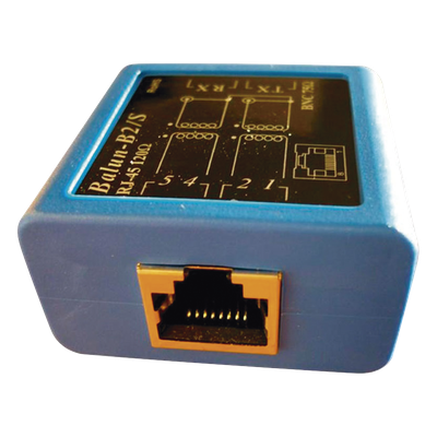 Balun E1 -Adaptador BNC hembra 75 ohms a jack RJ45 120 ohms - Imagen 4