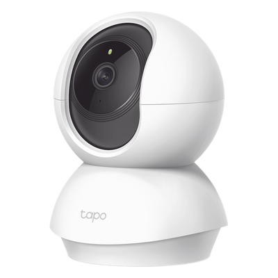 Cámara de Seguridad Doméstica Tapo C210 / 2K (2304 × 1296) / Seguimiento Automático 360° / Detección de Personas y Llanto de Bebé / Visión Nocturna 12 m (40 ft) / Audio Bidireccional / Almacenamiento mic
