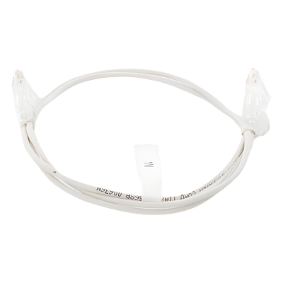 Cable de Parcheo Slim UTP Cat6 - 1 Metro (3.28 Pies), Blanco, Diámetro Reducido (28 AWG) - Imagen 6